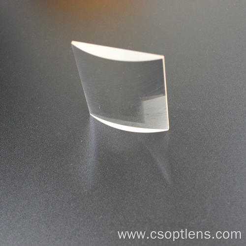 12.7 mm Square Fused silica PCX Cylinder lens